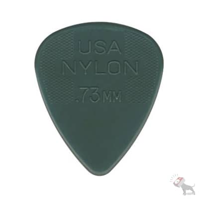 72-Count Jim Dunlop USA 44R.73 Nylon Standard Pack 0.73mm Grey Guitar Picks