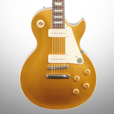 Gibson Les Paul Standard '50s P90 Gold Top Electric Guitar (with Case) image 1