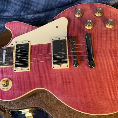 NEW!! 2023 Gibson Les Paul Standard '60s - Translucent Fuchsia - Killer Flame Top - Only 8.9lbs - Authorized Dealer - G02273 - Blem SAVE! image 1