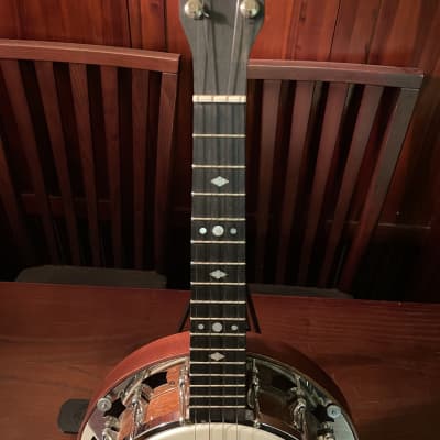 Beharrell Banjo Resonator Ukelele Maple / Mahogany 2020 image 4