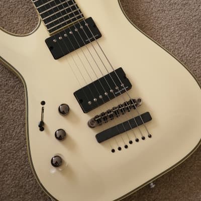 Schecter C7 ATX Lefty Left Hand  Aged White image 2