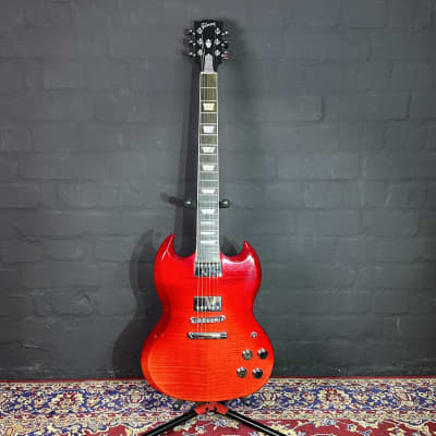 + Video Gibson 2018 SG Standard HP II High Performance Blood Orange Fade Guitar + Case for sale