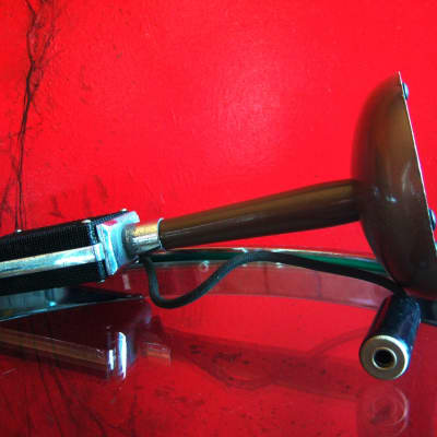 Vintage RARE 1930's Shure Brothers "G" / 701A crystal microphone with cable and Shure S34A detachable stand 55 55S 737A image 11