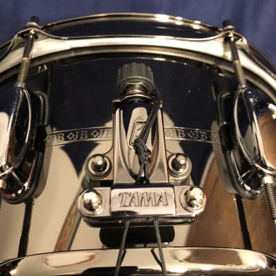 13”x6.5” Tama John Blackwell (of Prince) Signature Snare Drum 2010s - Black Chrome image 9