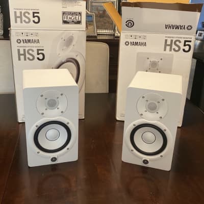 Yamaha HS5 5" Powered Studio Monitor (Single) 2015 - Present - White image 1