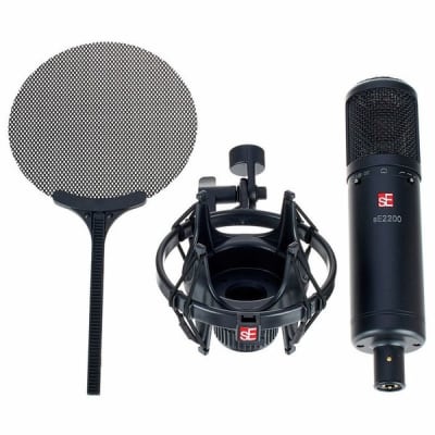 sE Electronics sE2200 | Large Diaphragm Multipattern Condenser Microphone. New with Full Warranty! image 17