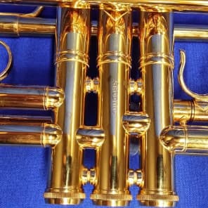 Getzen Doc Severinsen Prototype 2001 Gold Plated Trumpet image 6