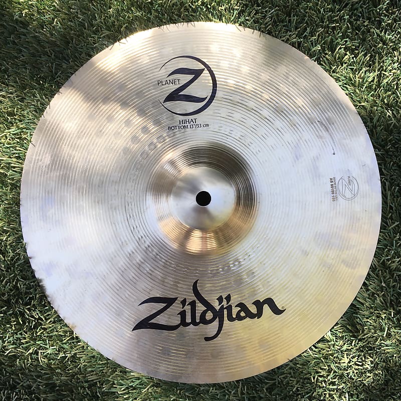 Zildjian 13" Planet Z Hi-Hat Cymbal (Bottom) image 1