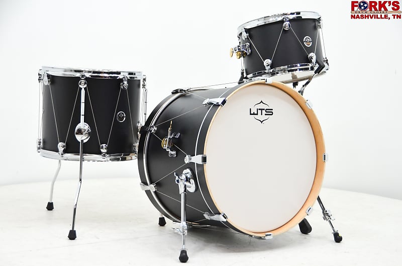 WTS Epiphany Series 3pc Drum Kit "Matte Black" Reverb