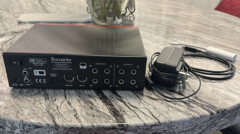 Focusrite Clarett 4Pre Thunderbolt Audio Interface Includes