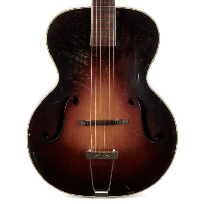 Vintage Weymann Archtop Acoustic Guitar Sunburst for sale