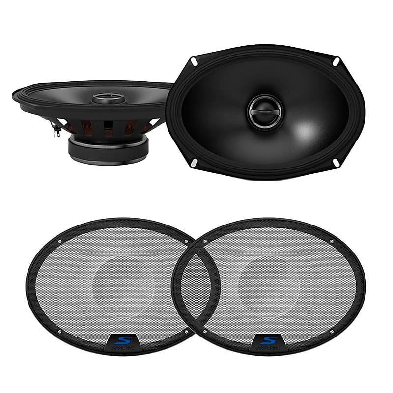 Alpine S-S69 6x9" Car Speaker 520W Coaxial Car Speakers with | Reverb