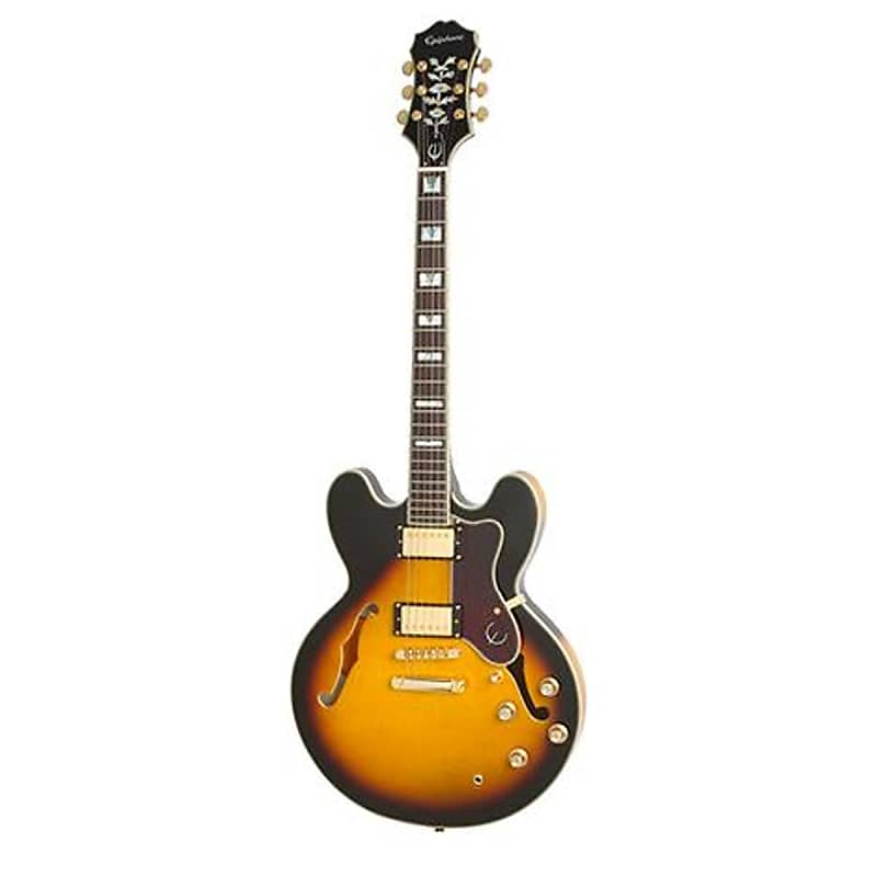 Epiphone Sheraton II Pro Electric Guitar Thin-Line Semi-Hollow Vintage  Sunburst - ETSPVSGH1 | Reverb