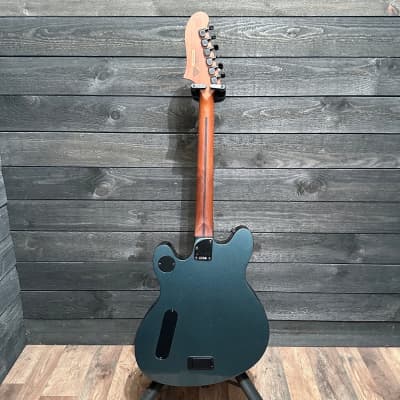Fender Squier Contemporary Active Starcaster Semi Hollow body Electric Guitar - Gunmetal Metallic image 9