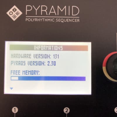 Squarp Pyramid Mk1 with Accelerometer - 64 track MIDI and CV super sequencer image 13