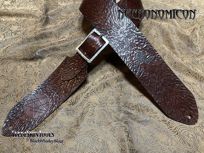 Custom Tooled Leather NECRONOMICON Book of the Dead Evil Dead | Reverb