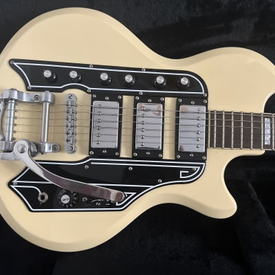 Eastwood Airline 59' Town & Country DLX Vintage Cream Deluxe Reissue image 4