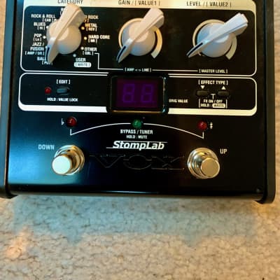 Reverb.com listing, price, conditions, and images for vox-stomplab-ig-modeling-guitar-effect-processor