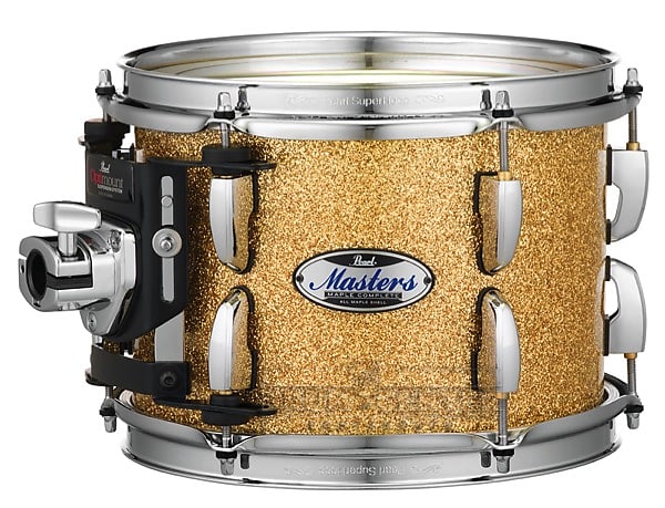 Pearl Masters Maple Complete Bass Drum 22x16 Bombay Gold Sparkle image 1