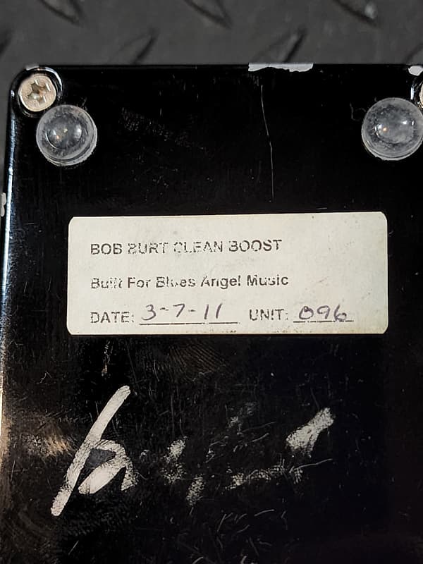 Bob Burt Clean Boost 2011 Swirl Early Serial #096 | Reverb Bob Burt Clean Boost 2011 Swirl Early Serial #096 | Reverb