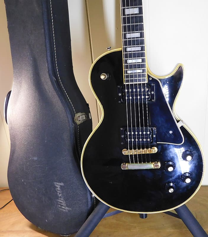 1969 Gibson Les Paul Custom Ebony -- Owned Recorded and Toured by The Glass Prism!.. Produced and Engineered by Les Paul ! image 1