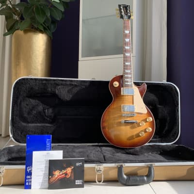 2015 Gibson Les Paul Traditional 100th Anniversary Flame Top - Honey Burst | USA ETune OHSC image 23