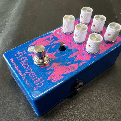 EarthQuaker Devices Afterneath Otherworldly Reverberation Machine V3 Limited Edition Magenta /Blue. New! image 6