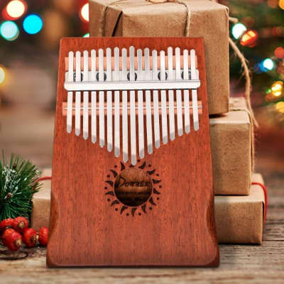 Christmas Gift 17 Key Kalimba Thumb Piano Bundle Full Kit image 1