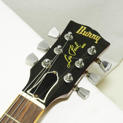 1970s Burny Single Cut Standard Model 3 Pickup Electric Guitar Ref No 3550 image 10