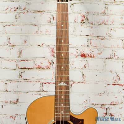 Epiphone - J-200 EC Studio Parlor - Acoustic-Electric Guitar - Solid Top w/ Fishman Presys-II - Vintage Natural image 2