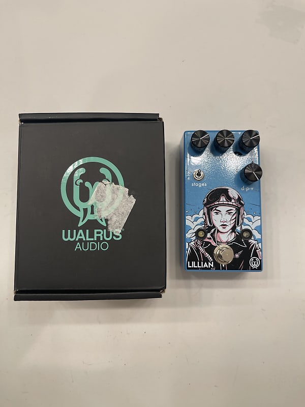 Walrus Audio Lillian Multi Stage Analog Phaser Phase Guitar Effect Pedal + Box image 1