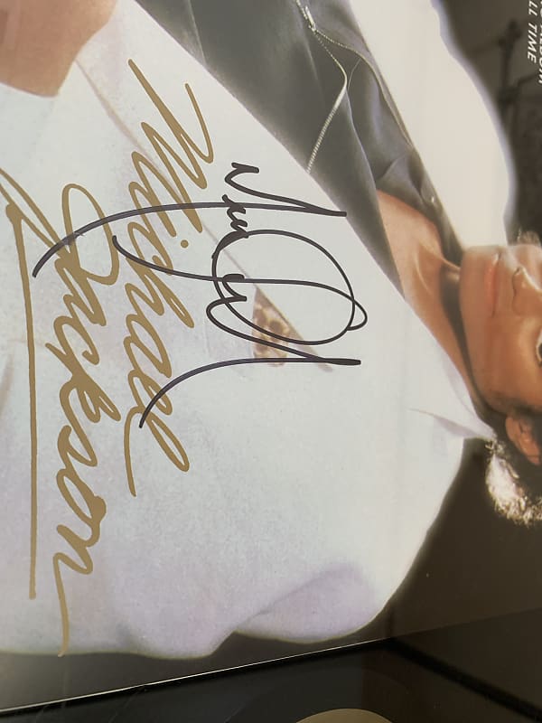 Autograph Signed Michael Jackson CD Disc COA 
