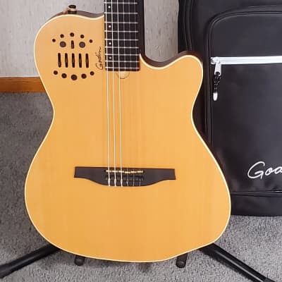 Godin ACS-SA "SLIM" Cedar Nylon String Guitar w/ Godin Gig bag-2023 image 2