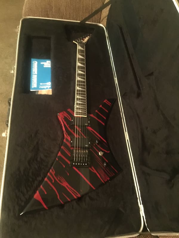 2022, Jackson Death angel Custom Blood Splatter