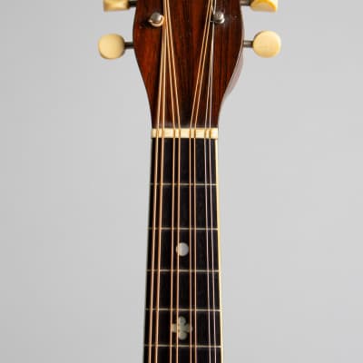 Wm. Stahl Flat back, bent top Mandola made by Larson Brothers c. 1925 natural top, faux rosewood bac image 5