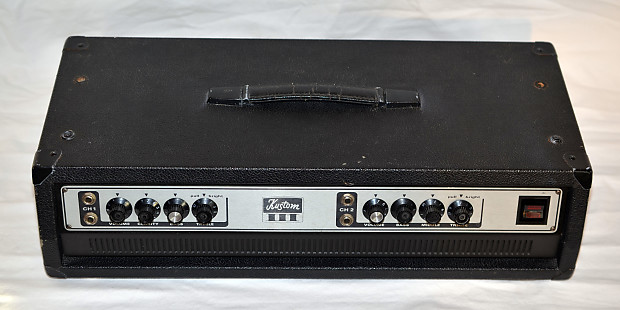 Free Shipping Kustom III B 130 Watt 2 Channel Bass Guitar Amp Head Solid State Amplifier