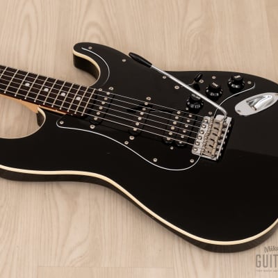 2012 Fender Aerodyne Stratocaster AST-M/SSH Medium Scale 24 3/4" Black, Japan MIJ image 9