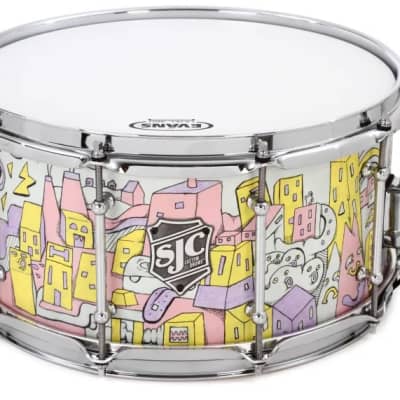 SJC Custom Josh Dun 6x14 Signature Snare Drum | Reverb