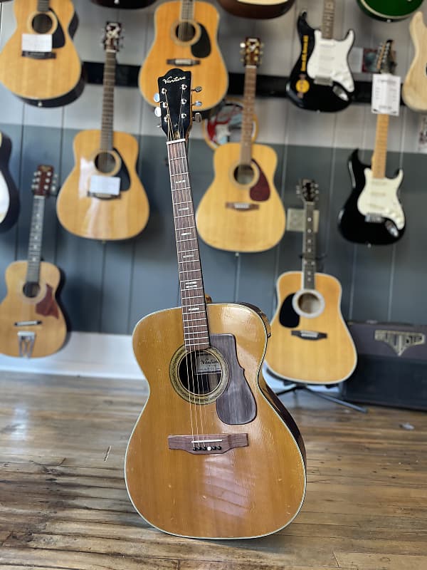 *Vintage* Japan! Ventura V12 Acoustic Guitar Reverb