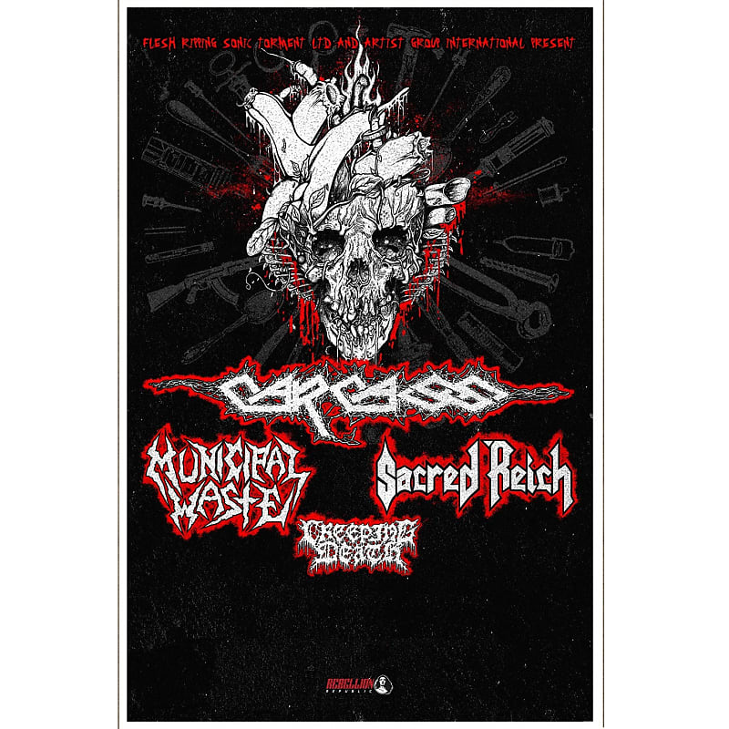 Carcass | Municipal Waste | Sacred Reich | Creeping Death | Reverb