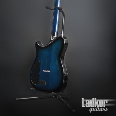 Carvin Custom Shop USA AC175 Blue Burst 5A Quilt Maple Top Acoustic Electric Guitar RARE wow top image 5