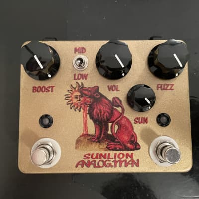 Analogman Sun Lion Fuzz Booster Pedal | Reverb