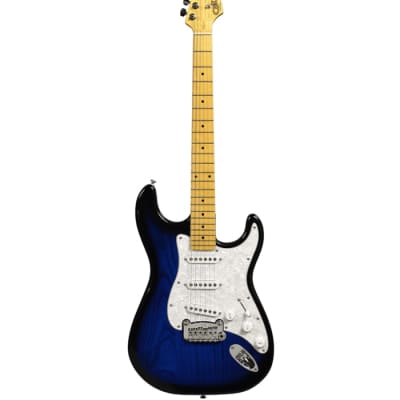 Guitare Electrique G&L TS500-BBL-M - Standard - Tribute S-500 Blueburst, touche érable image 1