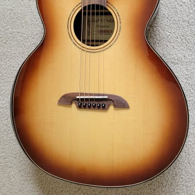 Alvarez ABT710CEARSHB Baritone Acoustic Electric Guitar, Shadow Burst, New Gig Bag image 1