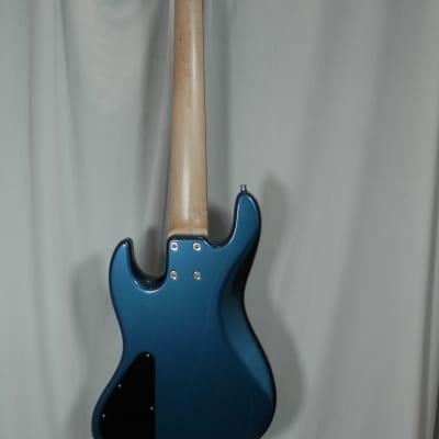 Sadowsky MetroLine 21-Fret Vintage J/J Bass -Red Alder Body 5 String -Solid Dark Lake Placid Blue image 4