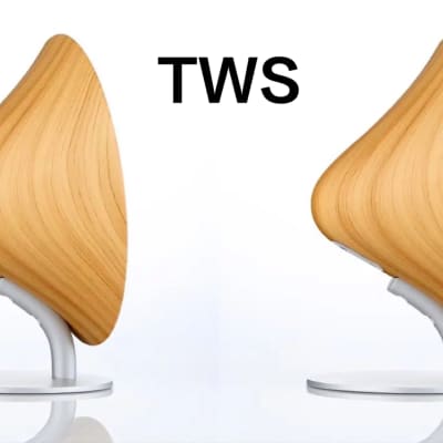 Retro Bluetooth Speaker - TWS Wood color image 1
