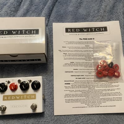 Reverb.com listing, price, conditions, and images for red-witch-fuzz-god-ii-pedal