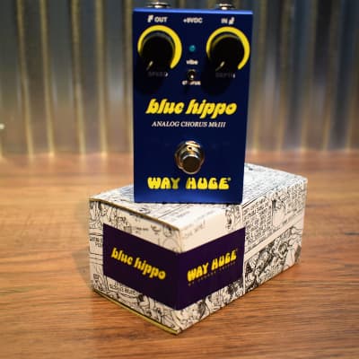 Dunlop Way Huge Smalls WM61 Blue Hippo Analog Chorus Mini Guitar Effect Pedal for sale