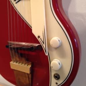 Supro Belmont 1957 Red OHSC Valco Chicago made HSC image 3