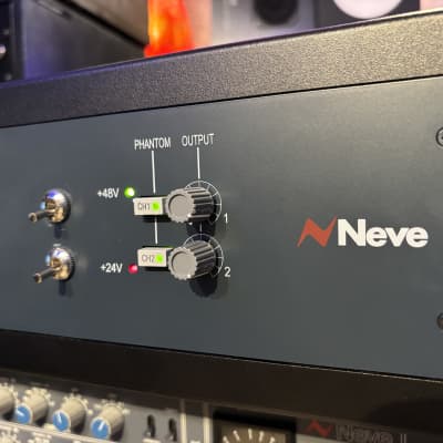 Modified AMS Neve 3U Horizontal 2-Slot 1073 / 1084 Rack (Loaded with 1084 Pair) - Refurbished & Modded image 3